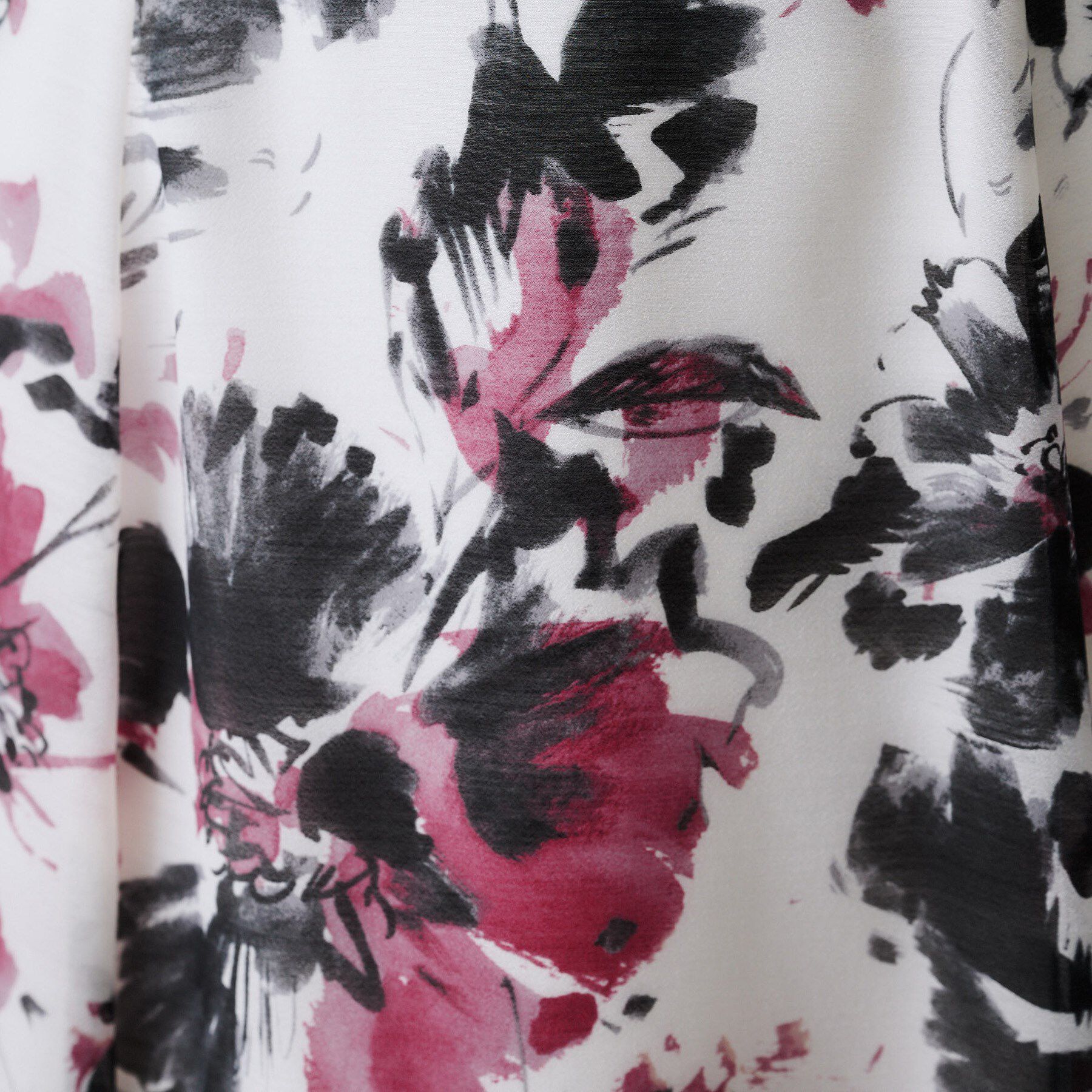 UNTITLED「【シアー/後ろウエストゴム】ペイントフラワースカート」|スカート|