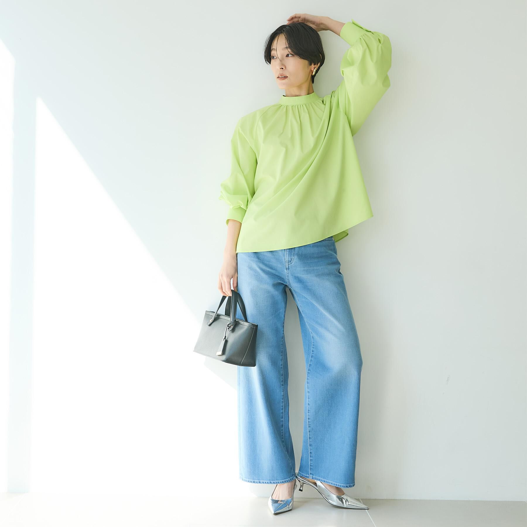 UNTITLED「【新作デニム/快適に美シルエット見せ】MAKE&times;DENIM WIDE」|デニム|