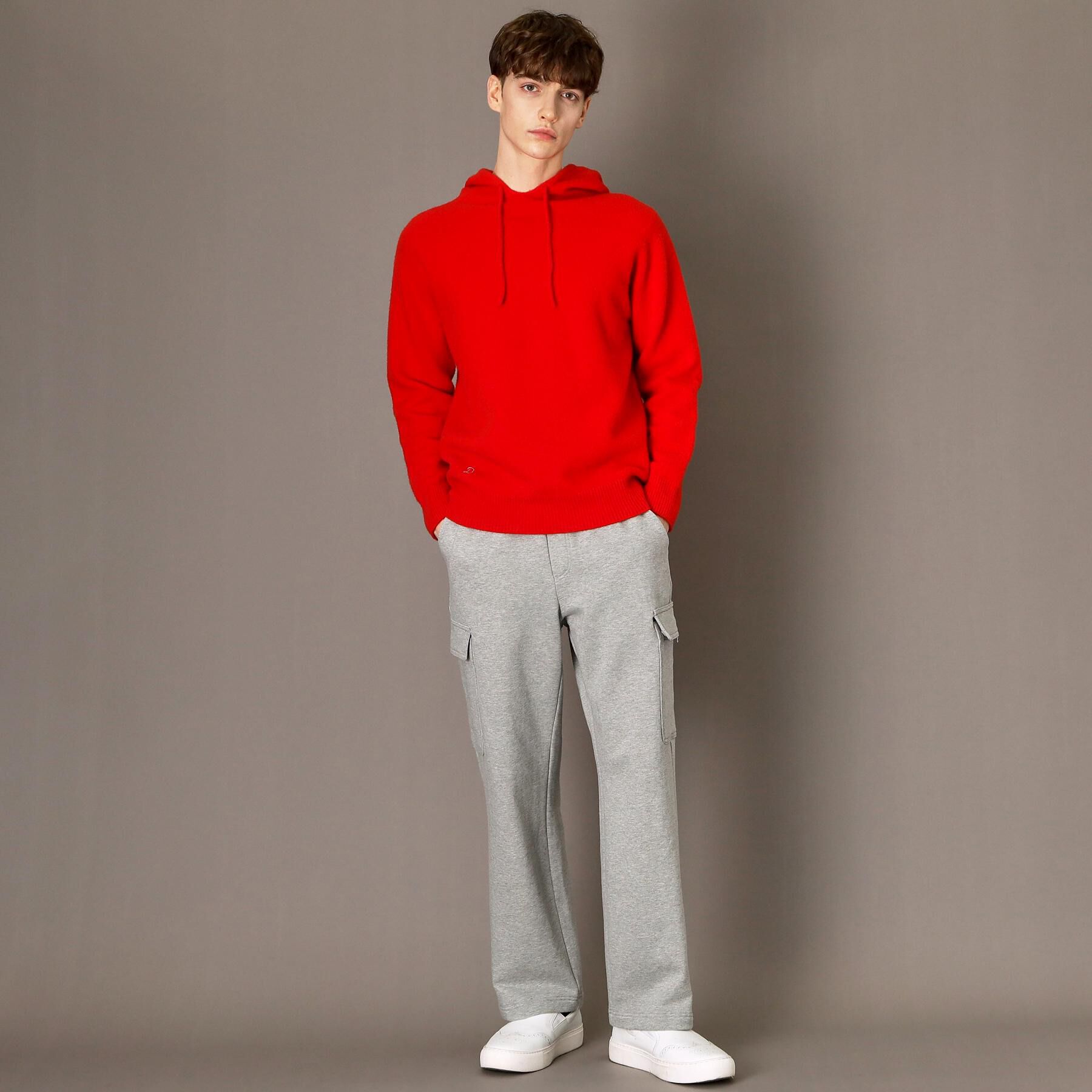 DRESSTERIOR「カシミヤブレンドフードニット」|ニット・セーター|