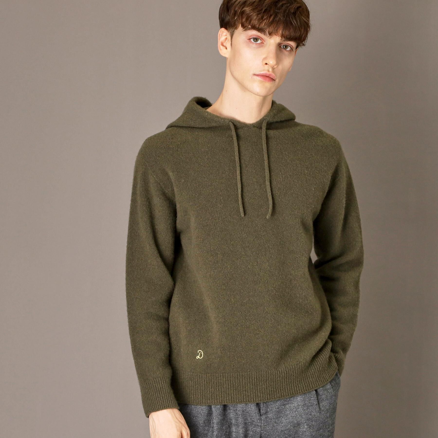 DRESSTERIOR「カシミヤブレンドフードニット」|ニット・セーター|