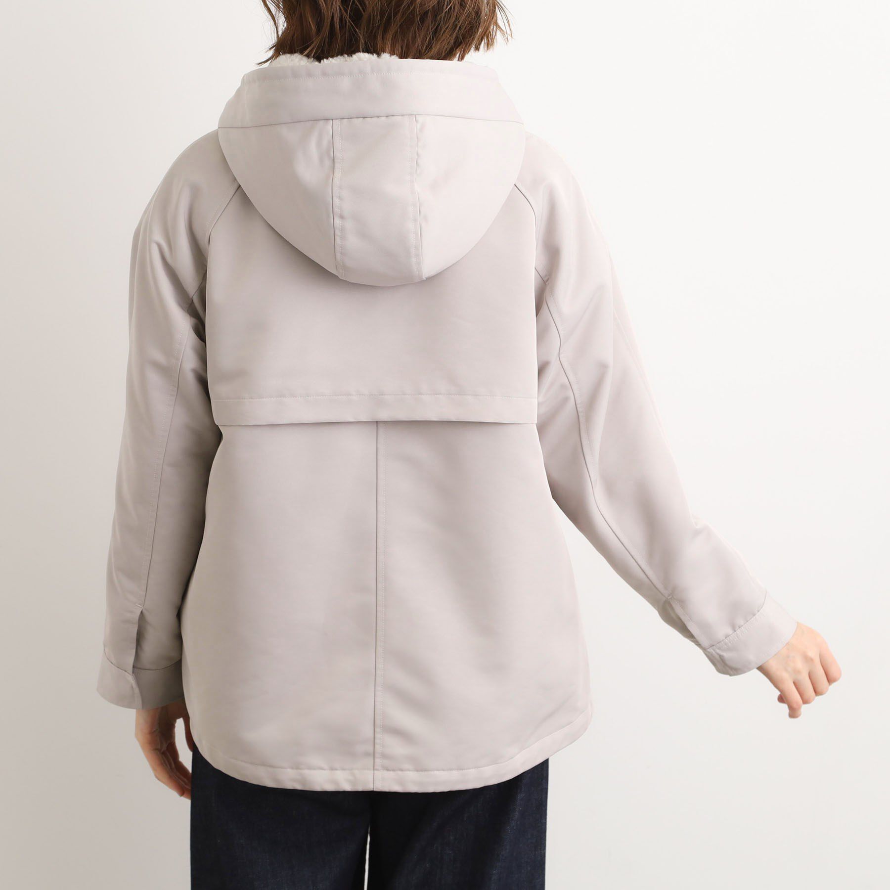 grove「【名品アウター/3WAY・はっ水】ボアライナー付マウンテンパーカ」|ブルゾン・スタジャン|