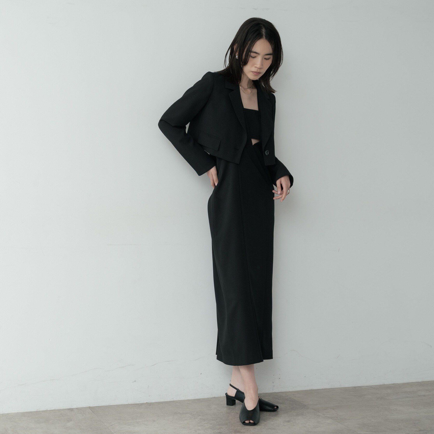 GALLEST「クロップドジャケット」|テーラードジャケット|