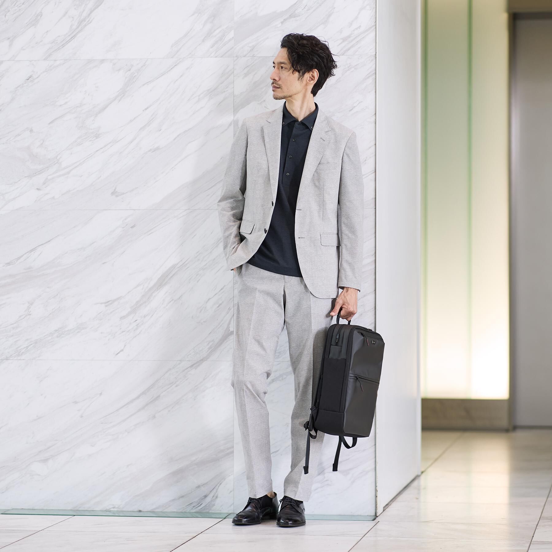 TAKEO KIKUCHI「【抗菌防臭】COOL DOTS（R）ドビープリント ジャケット」|テーラードジャケット|