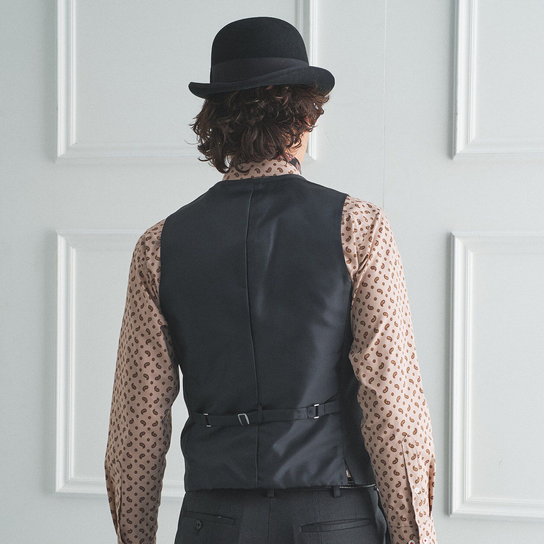 TAKEO KIKUCHI「【BOWLER HAT LABEL】ピンヘッドジャージ べスト」|スーツ|