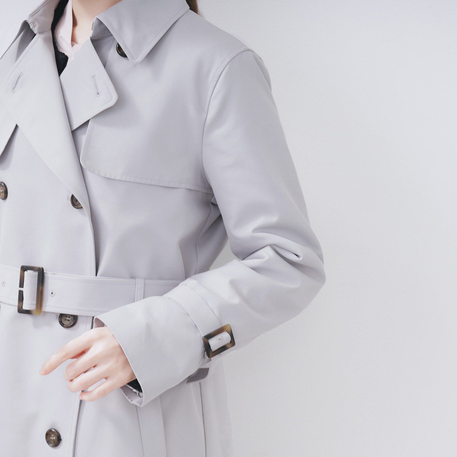 index「トレンチコート【洗濯機OK/撥水/花粉対応】《XS～3L》」|トレンチコート|