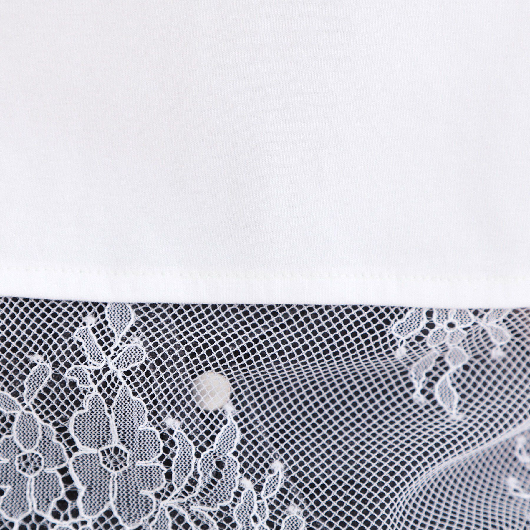 OPAQUE.CLIP「裾レースタンクトップ【洗濯機OK】」|キャミソール|