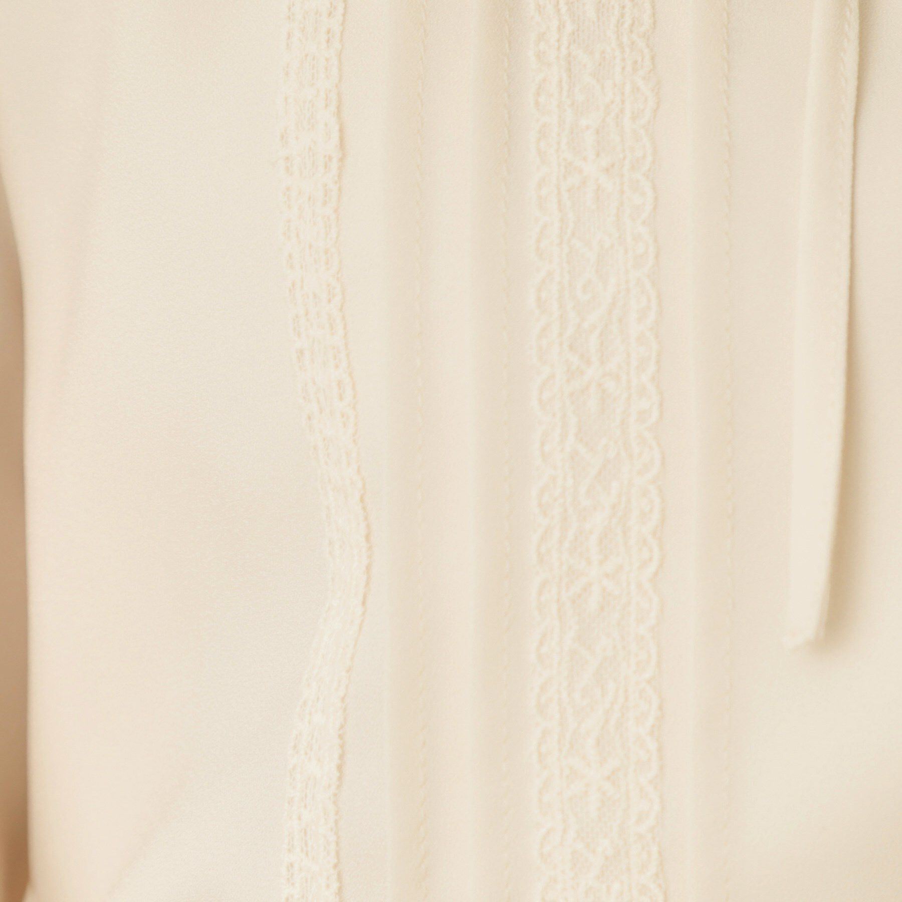 Couture broach「【大人可愛い・通勤】ピンタックレースブラウス」|シャツ・ブラウス|