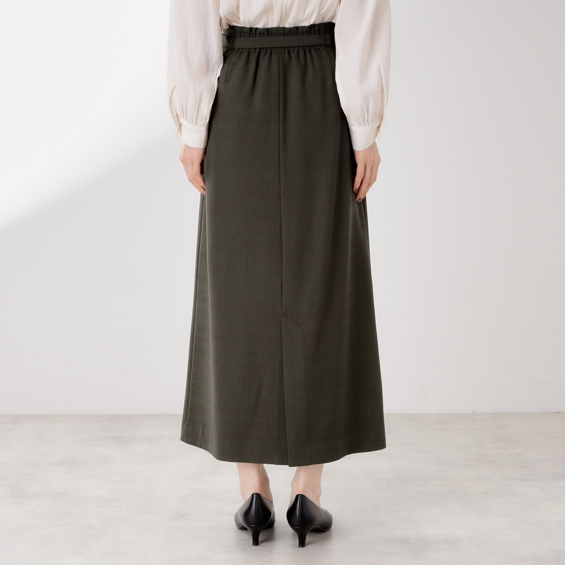 THE SHOP TK「ベルト付ナロースカート【セットアップ可】/CAVIANシリーズ」|スカート|