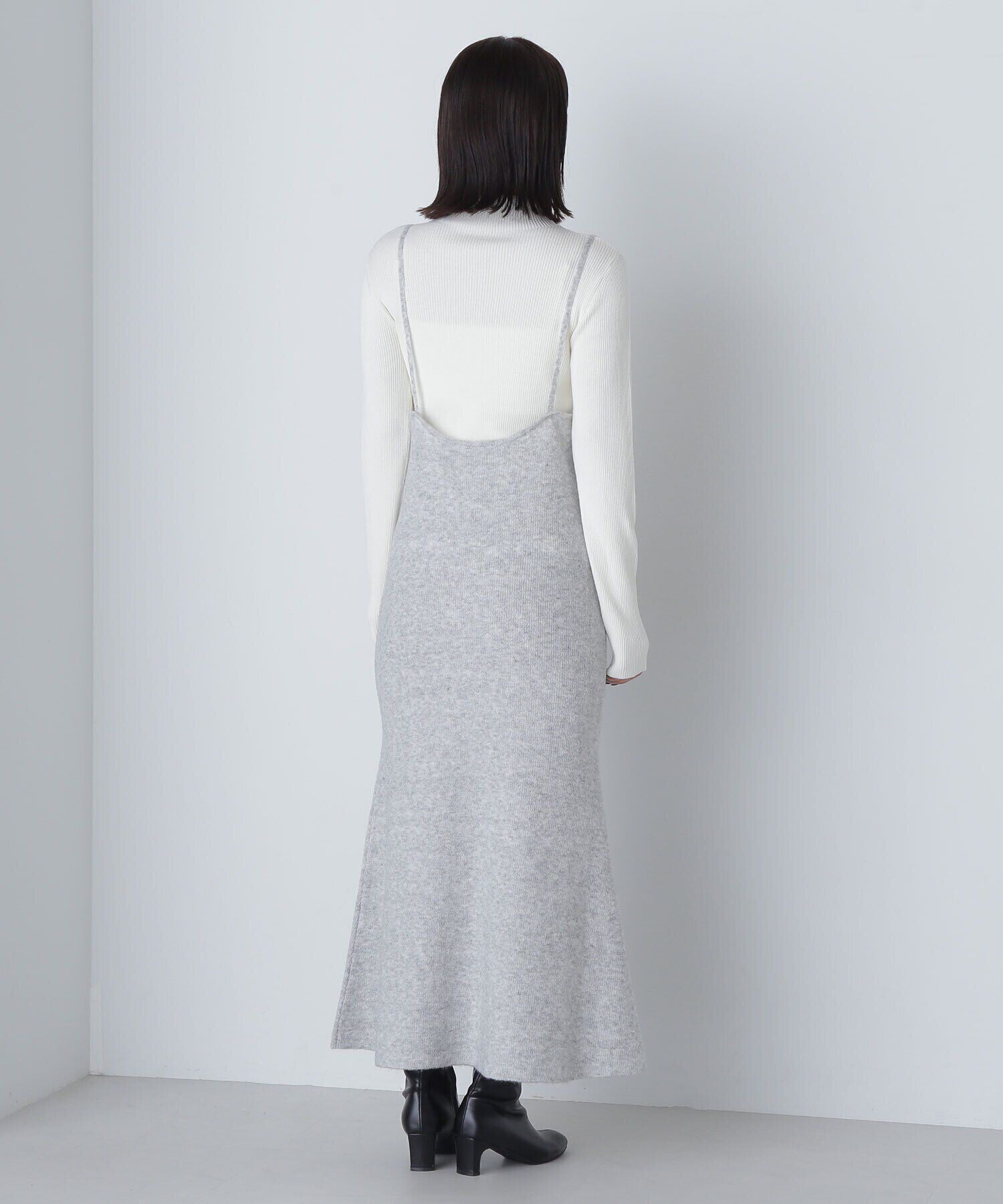  「ニットキャミワンピースセット」|ワンピース|