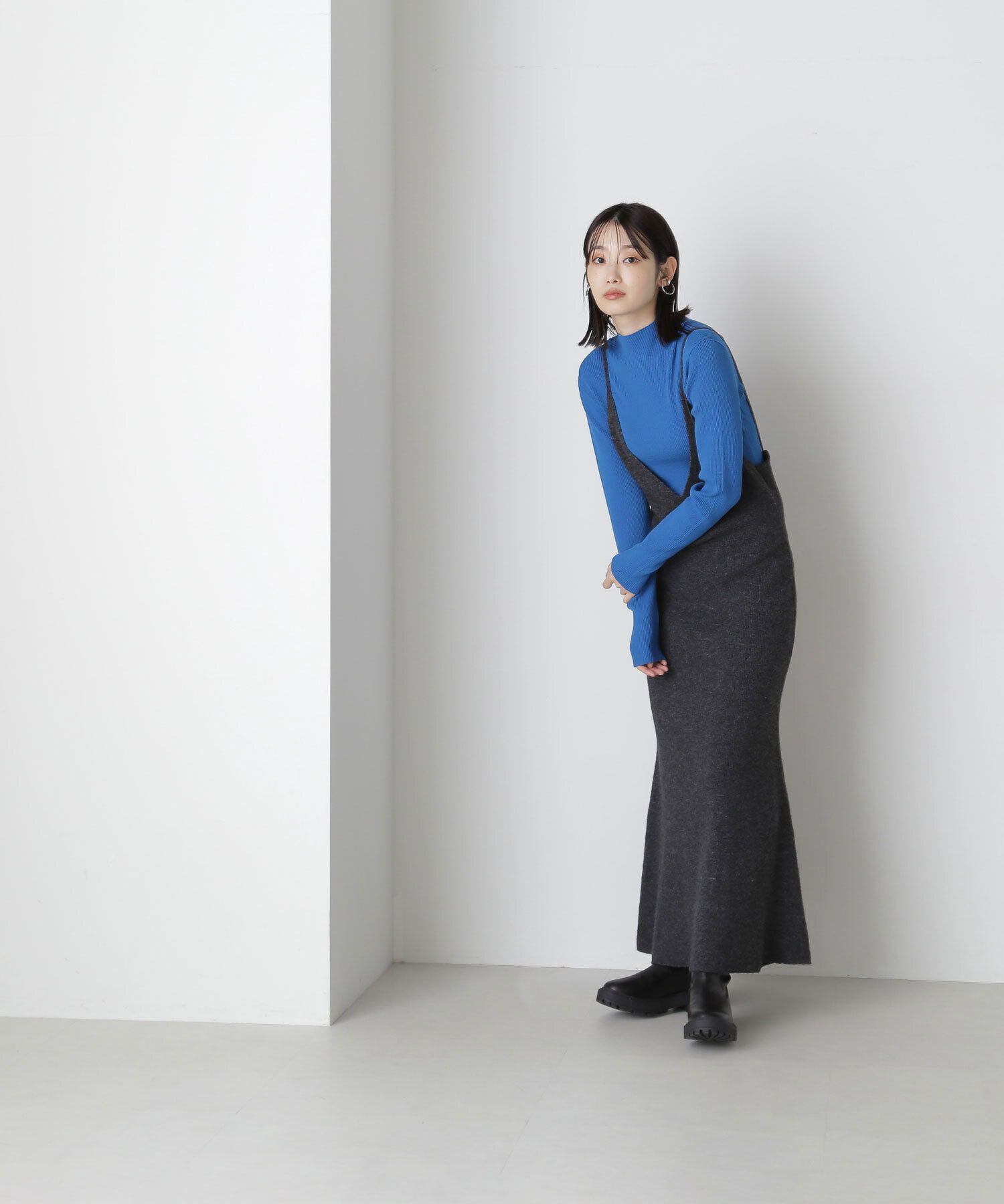  「ニットキャミワンピースセット」|ワンピース|