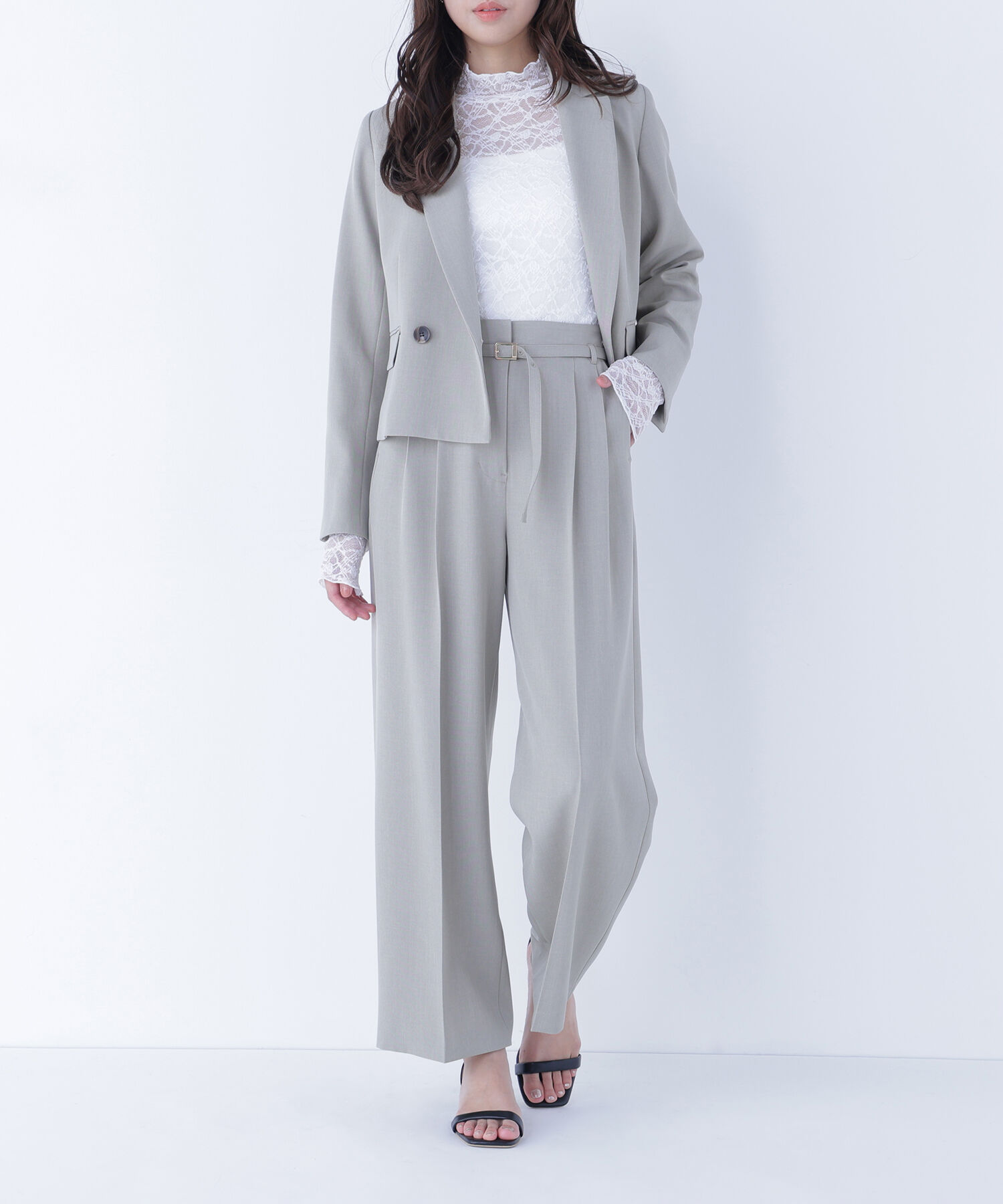  「クラッシー SETUP ツータックパンツ」|その他|