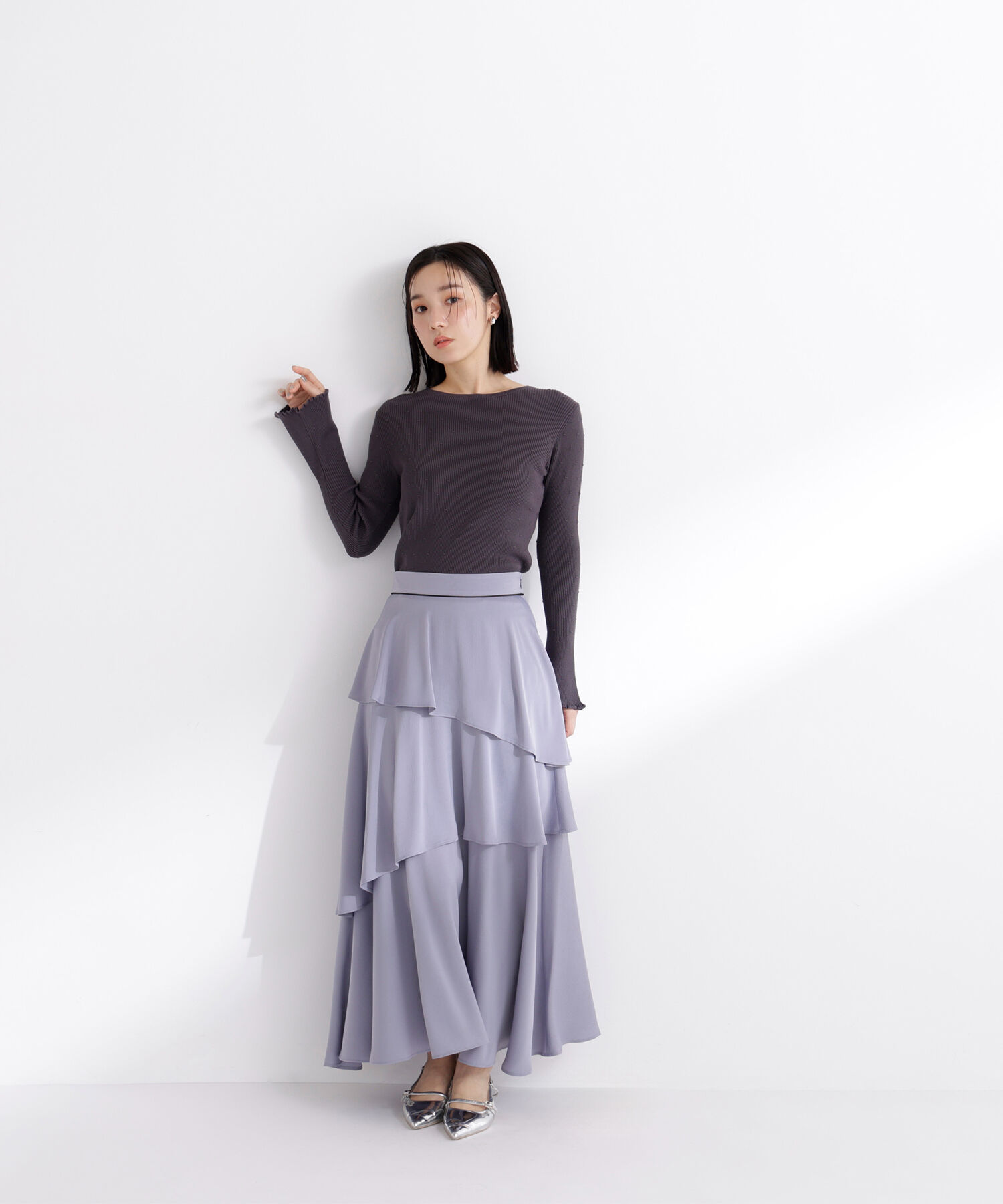  「ドットジャガードニット」|ニット・セーター|