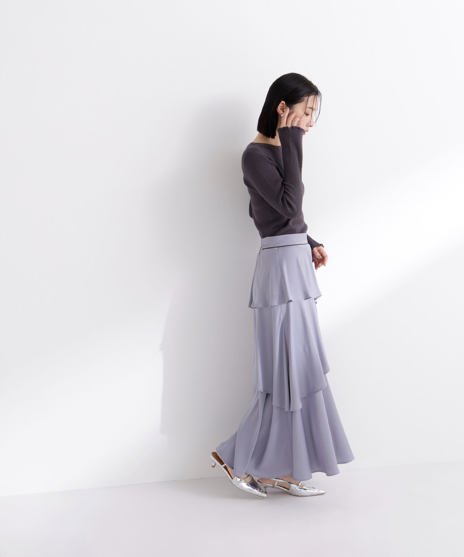  「ドットジャガードニット」|ニット・セーター|