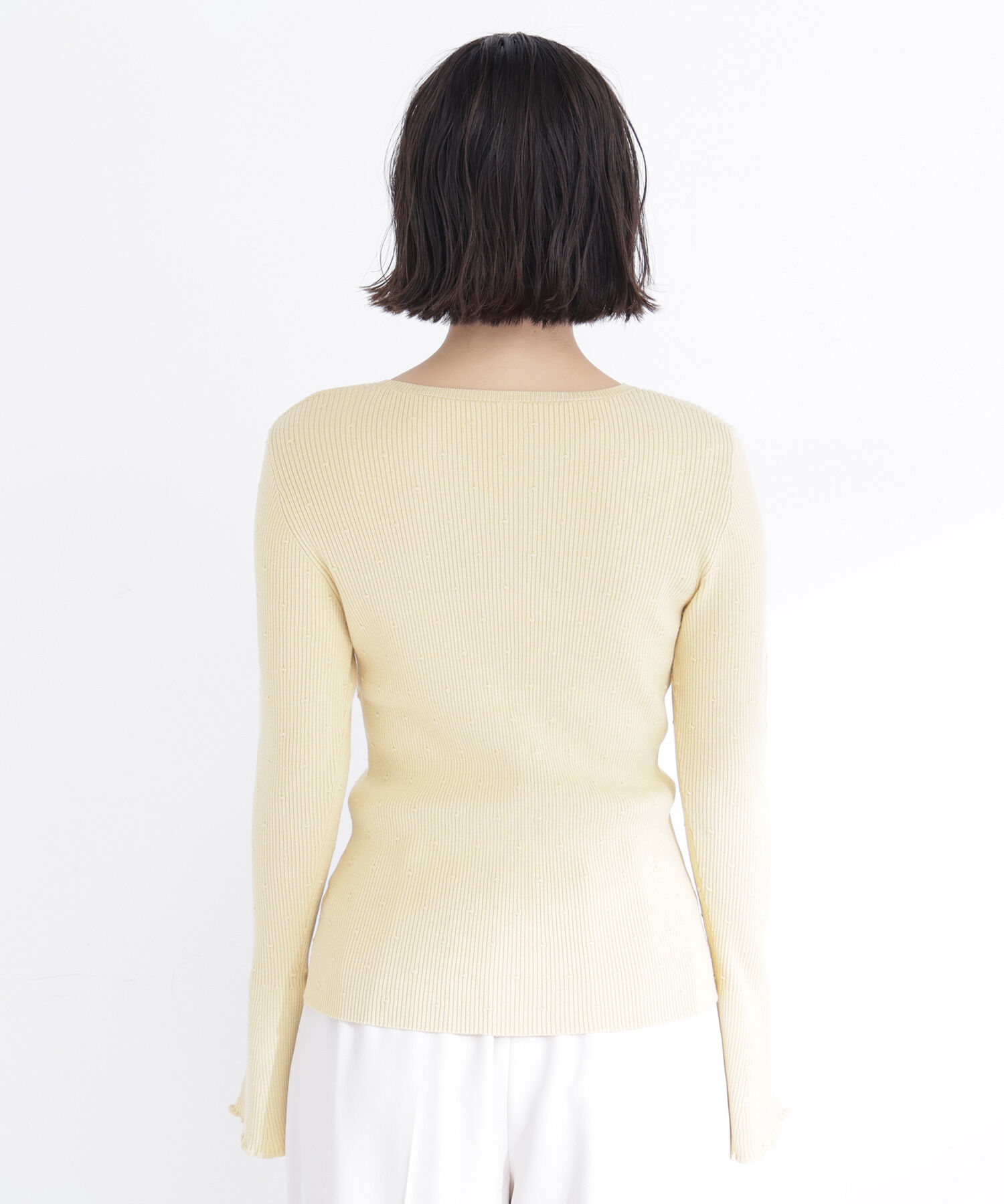  「ドットジャガードニット」|ニット・セーター|