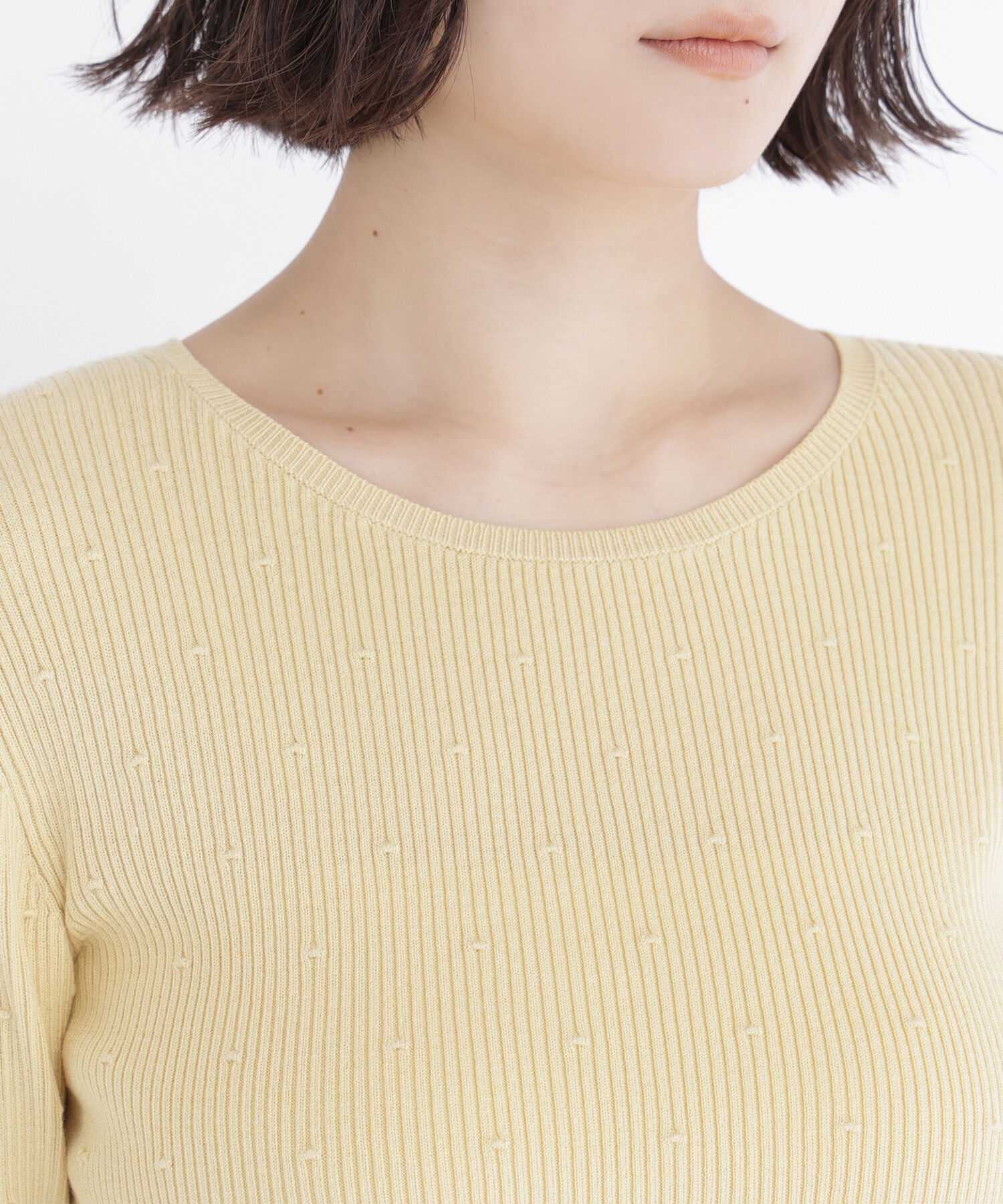  「ドットジャガードニット」|ニット・セーター|