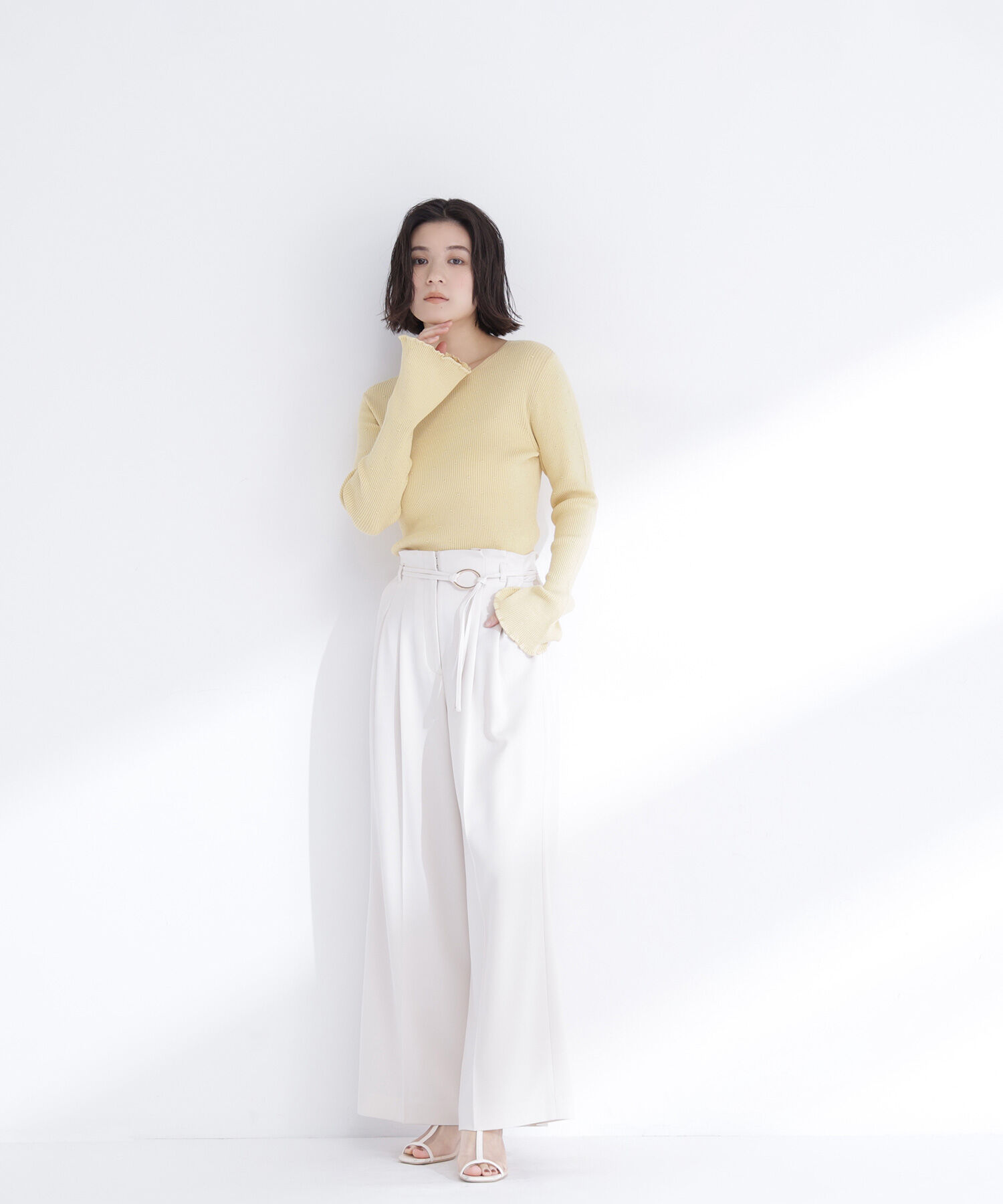  「ドットジャガードニット」|ニット・セーター|