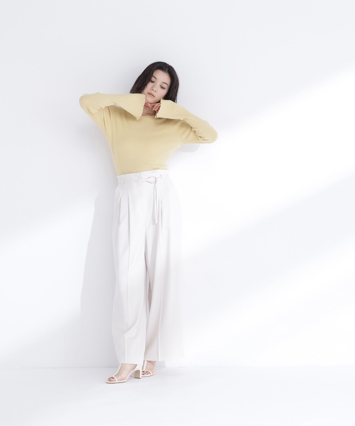  「ドットジャガードニット」|ニット・セーター|