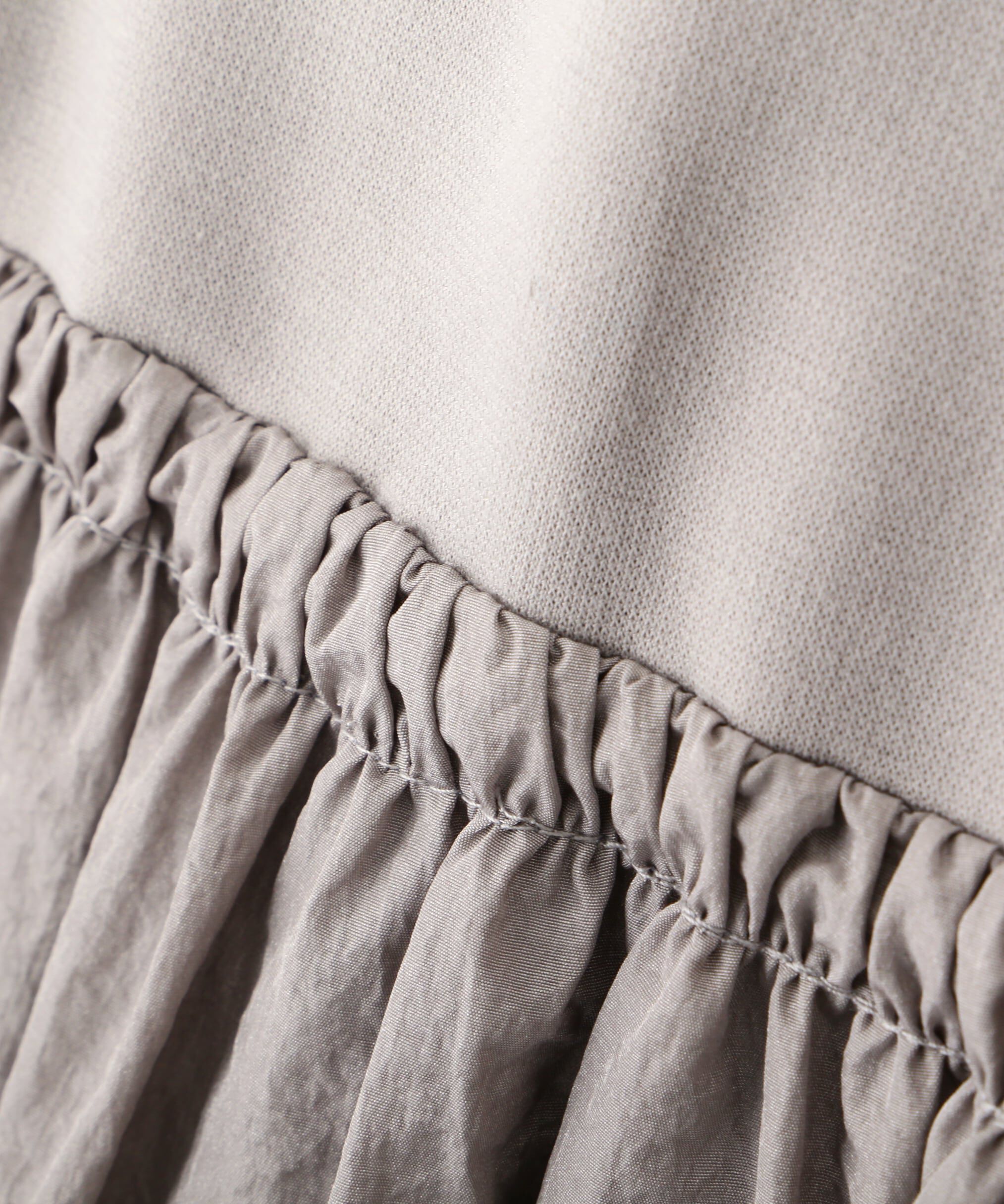  「異素材ドッキングキャミワンピース」|ワンピース|