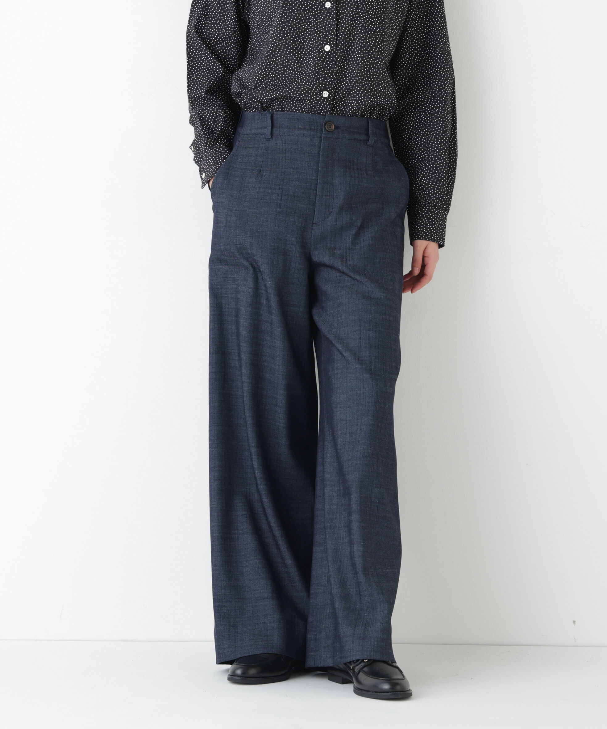  「◆《ウォッシャブル》ユーティリティベイカーパンツ」|その他|ネイビー