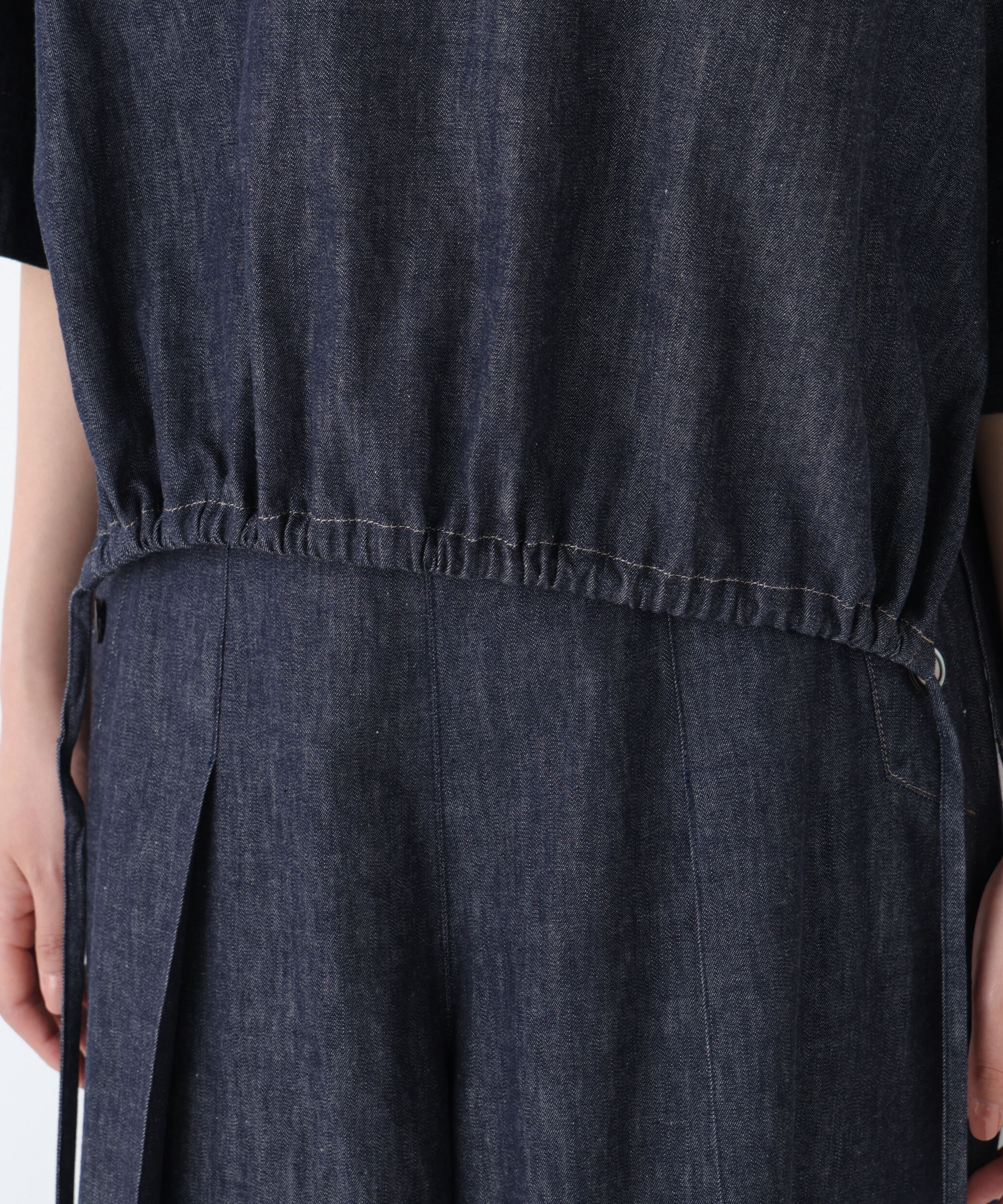  「◆《ウォッシャブル》ライトオンスデニムスキッパーブラウス」|シャツ・ブラウス|