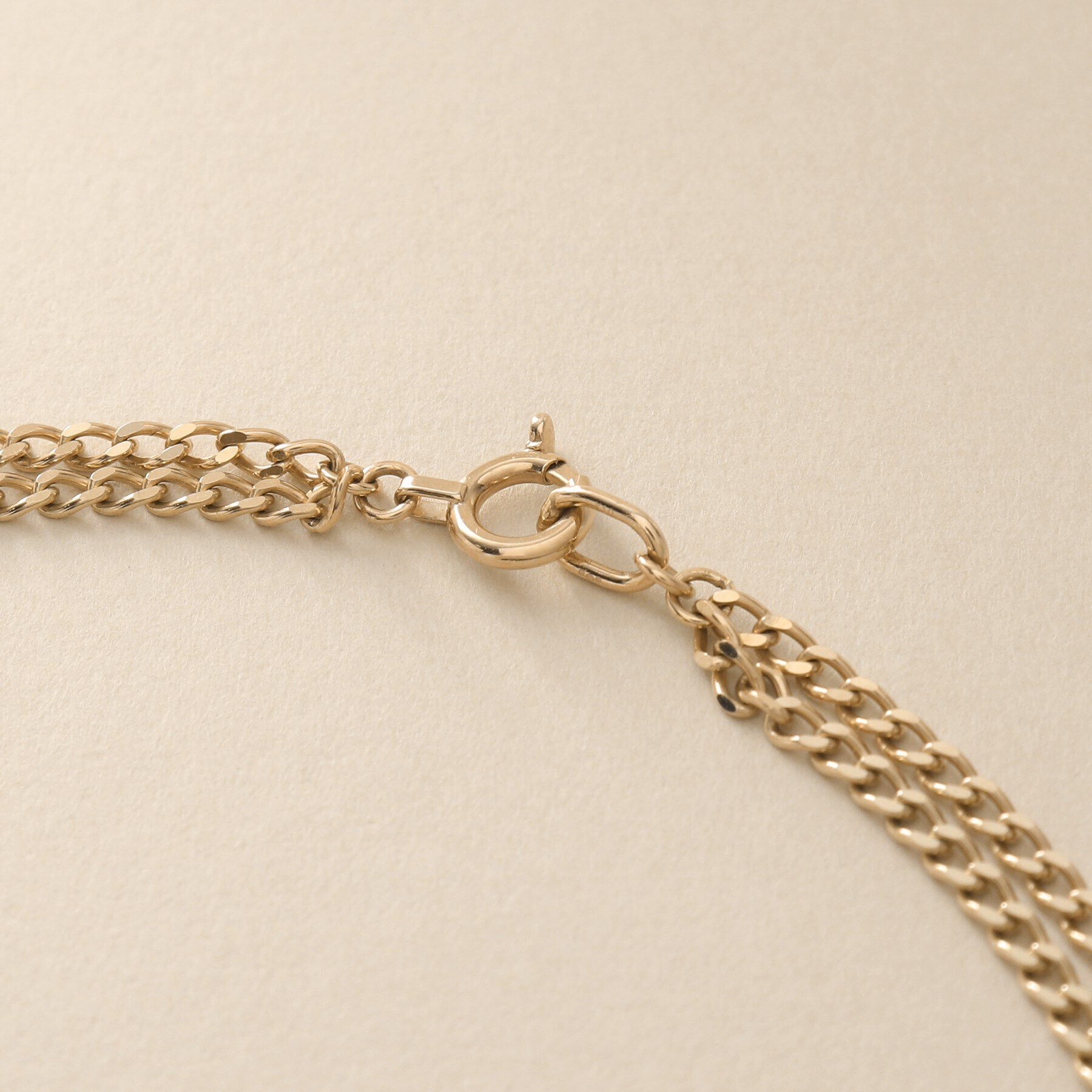 COCOSHNIK「K10中空ボールキヘイミックスチェーン ネックレス」|ネックレス|