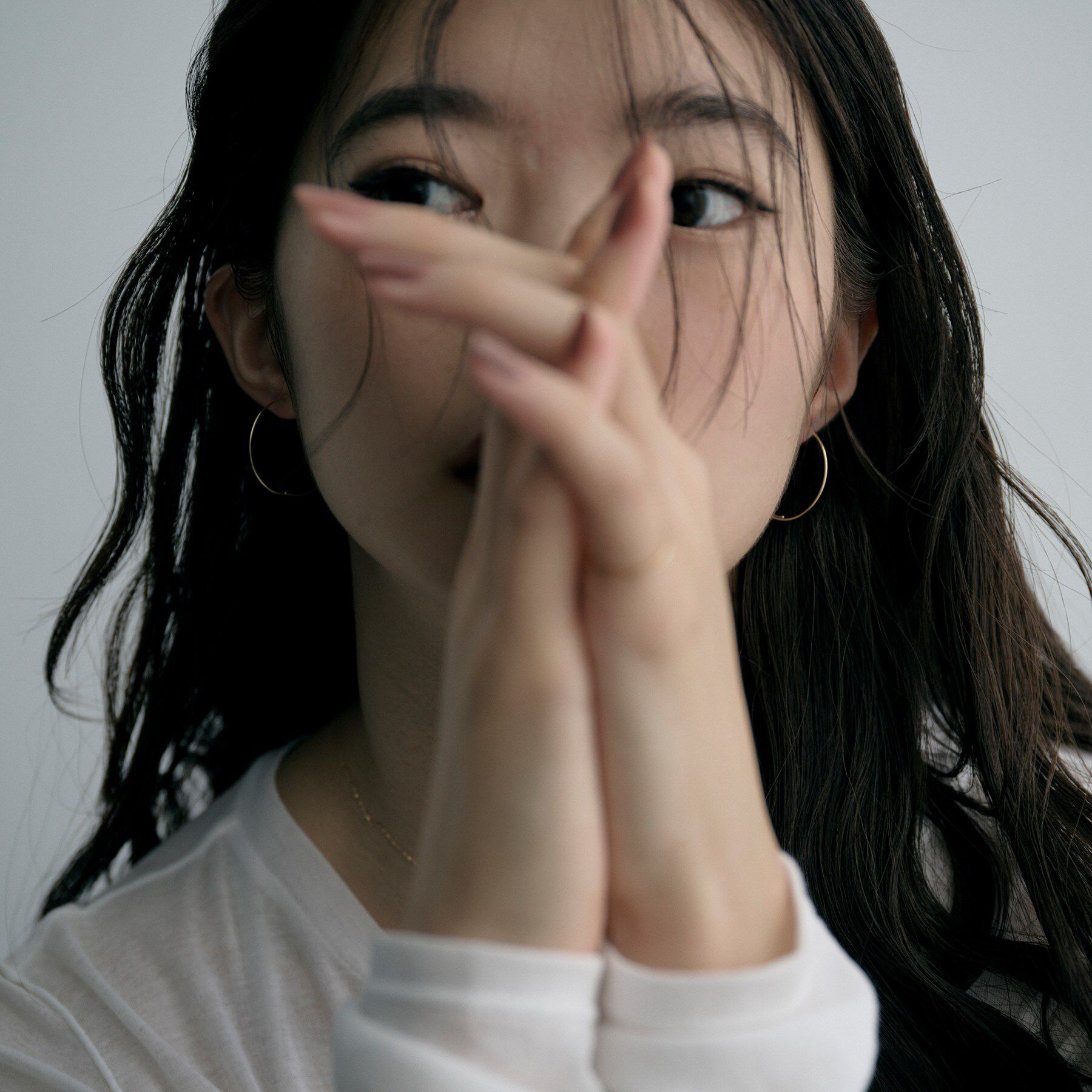 COCOSHNIK ONKITSCH「K10ラインフープピアス」|ピアス|