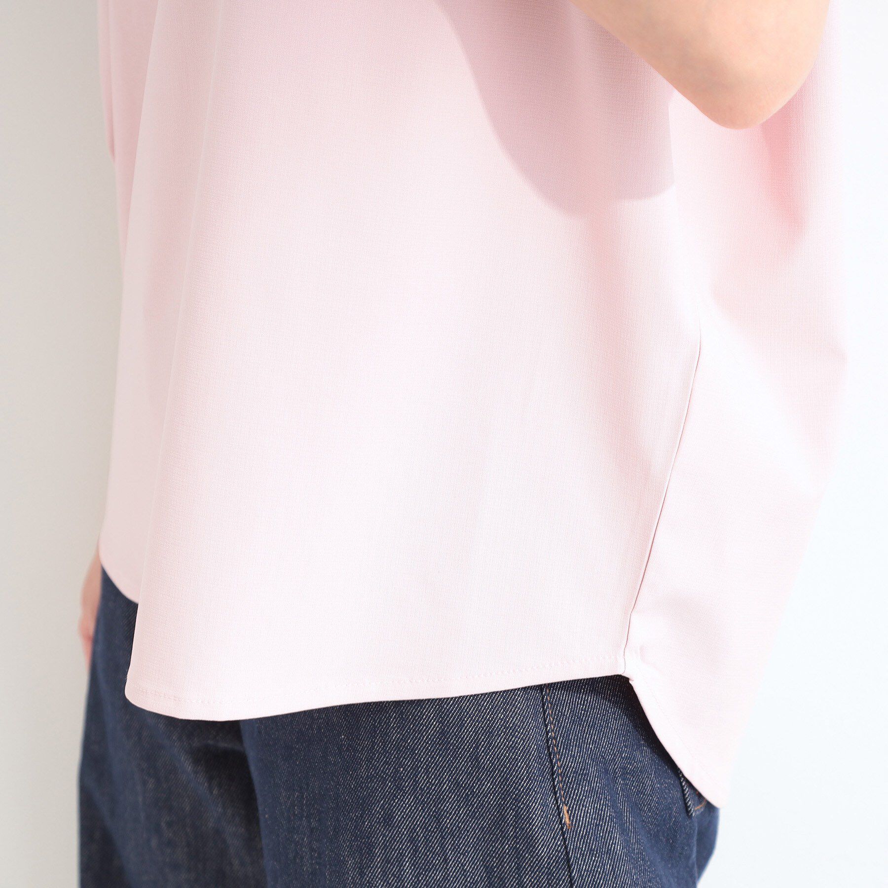 SHOO･LA･RUE「【ひんやり/洗濯後しわになりにくい】大人のパフスリーブ ドルマンブラウス」|シャツ・ブラウス|