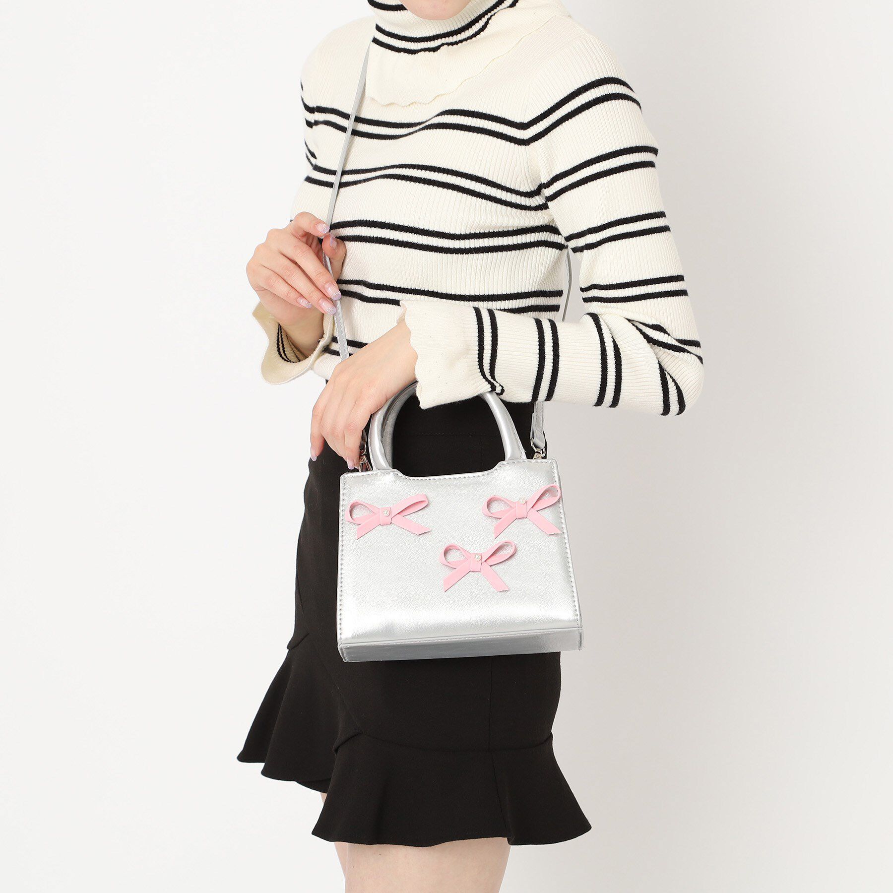 Ober Tashe「リボン2WAYショルダーバッグ」|ショルダー・メッセンジャー|