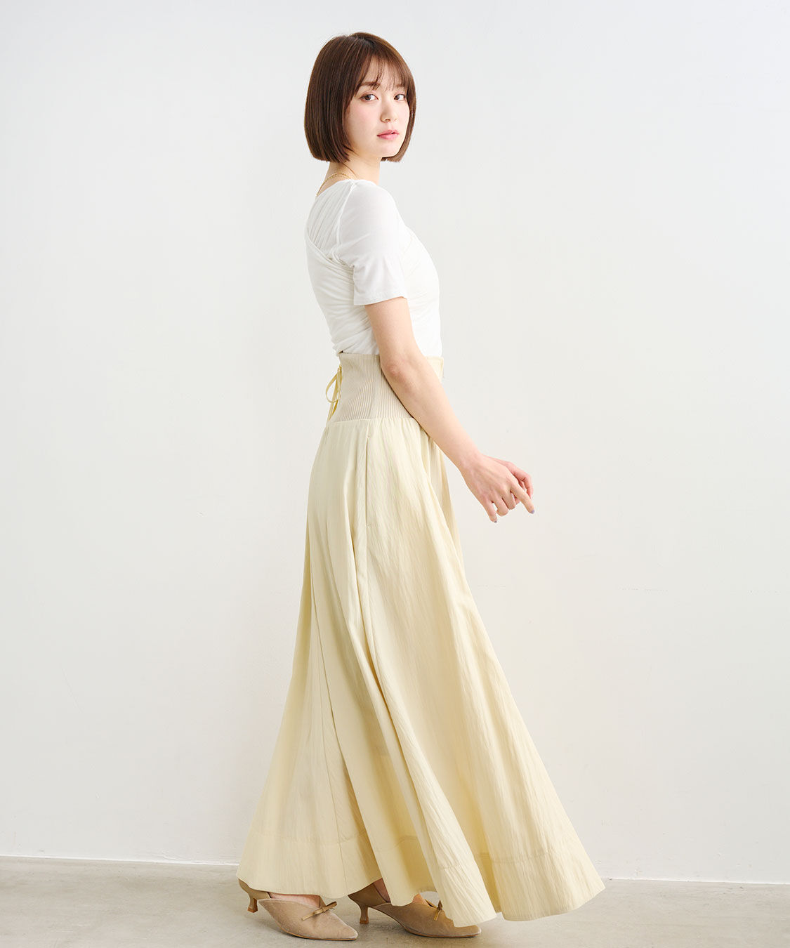 COCO DEAL「タックスリットプルオーバー」|Tシャツ・カットソー|