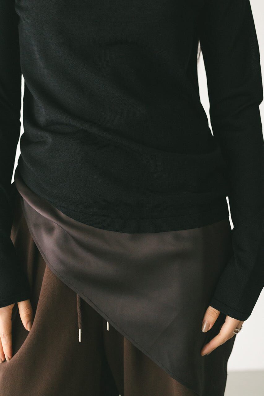 STYLEMIXER「バックストリングウォッシャブルニット」|ニット・セーター|