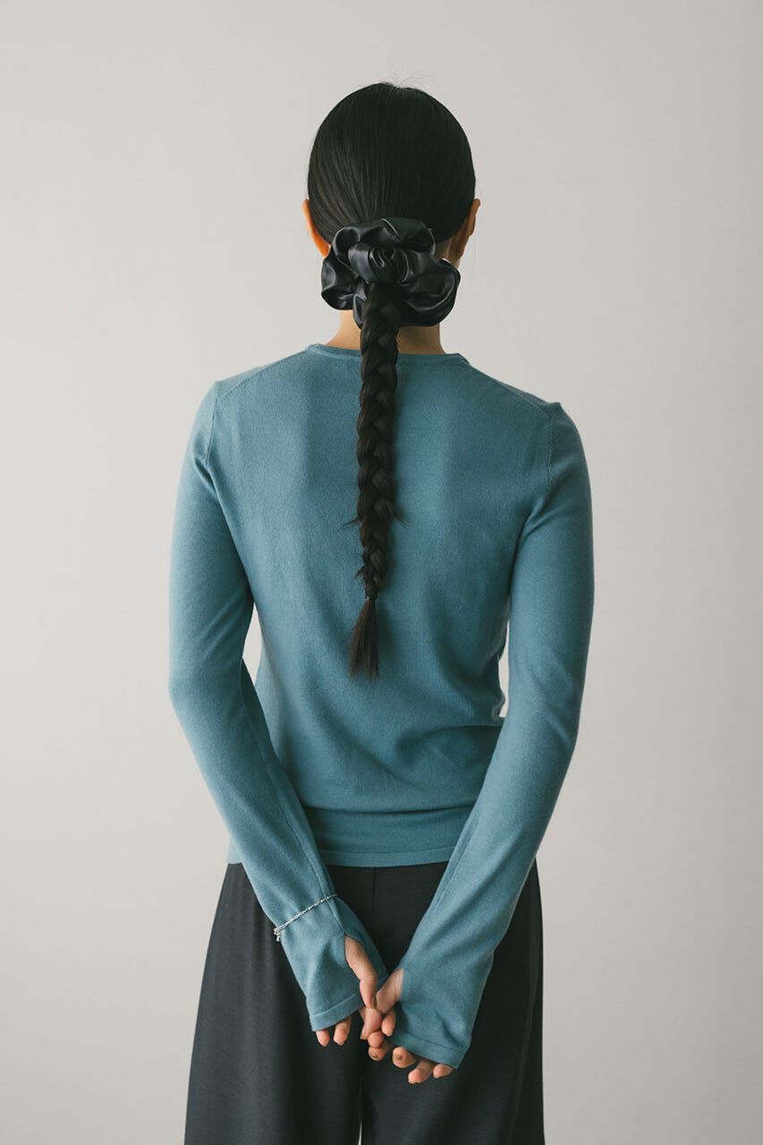 STYLEMIXER「フィンガーホールクルーネックニット」|ニット・セーター|