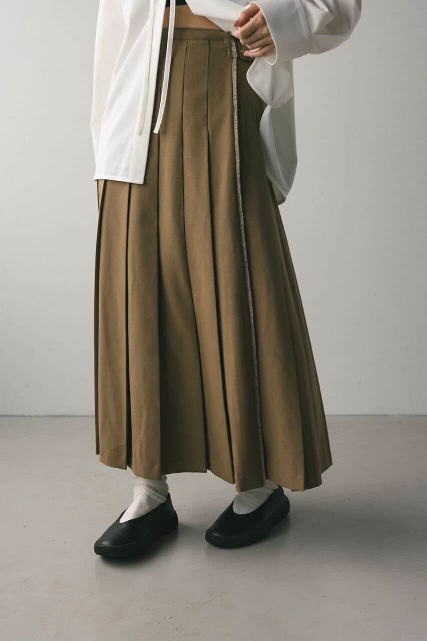STYLEMIXER「ボックスタックラップスカート」|スカート|
