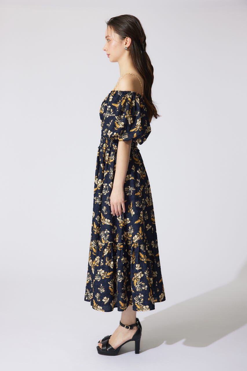 rienda「バルーンスリーブフレアワンピース」|ワンピース|