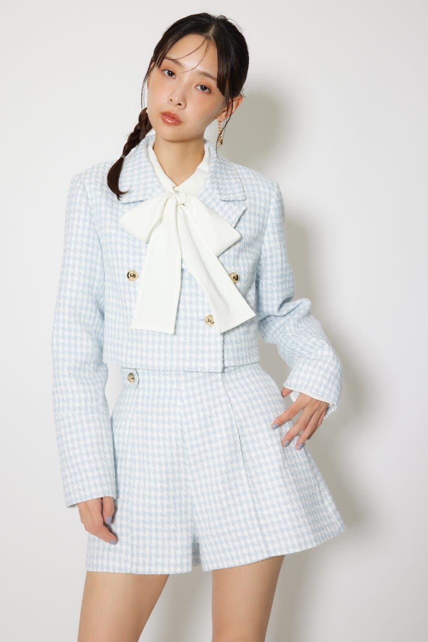 rienda「ハイウエストツイードショートパンツ」|その他|