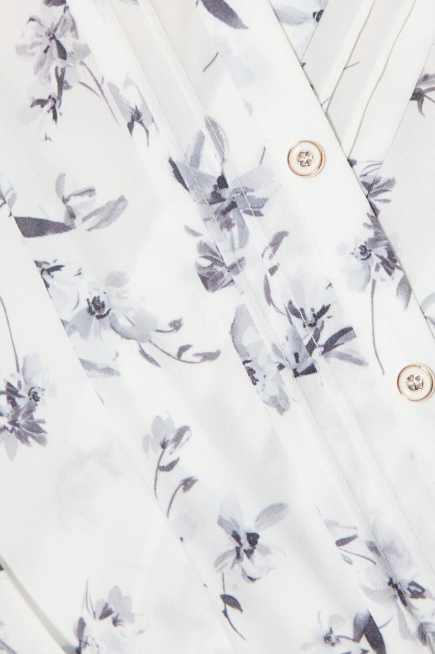 rienda「カシュクールフレアシャツワンピース」|ワンピース|