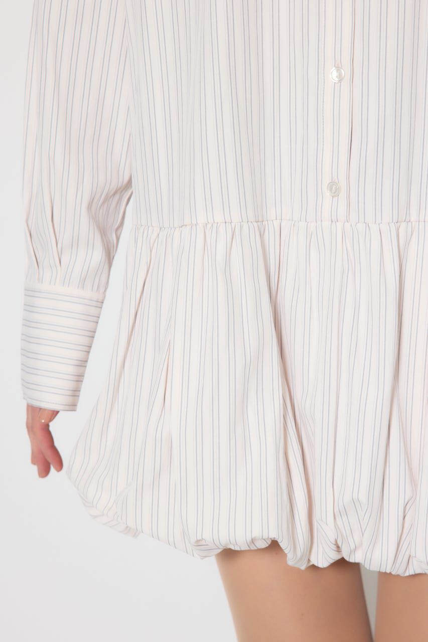 rienda「バルーンシャツセットスウェットワンピース」|ワンピース|