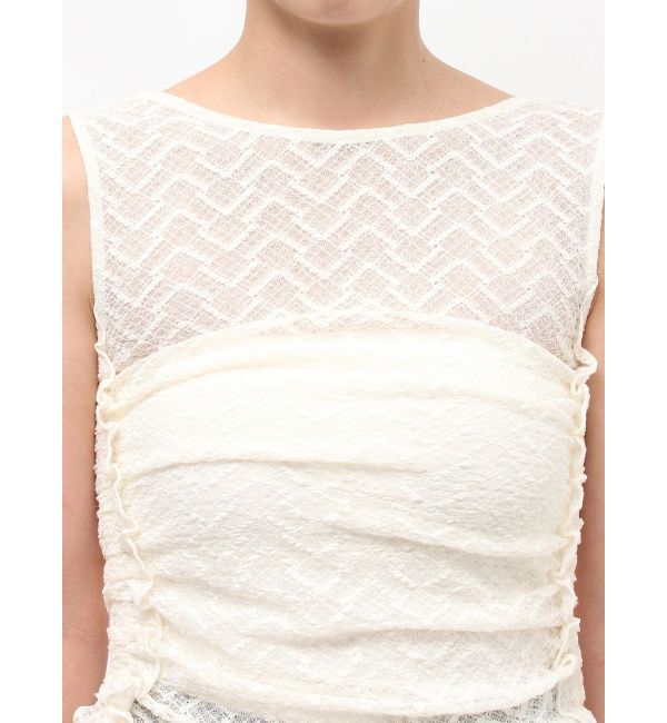 LAGUNAMOON「ドロストレースカットトップス」|Tシャツ・カットソー|