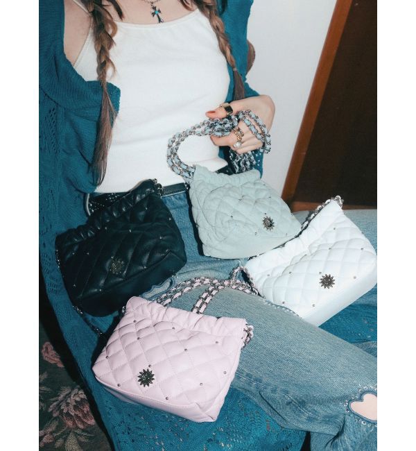 EVRIS「キルティングチェーンミニショルダーBAG」|ショルダー・メッセンジャー|