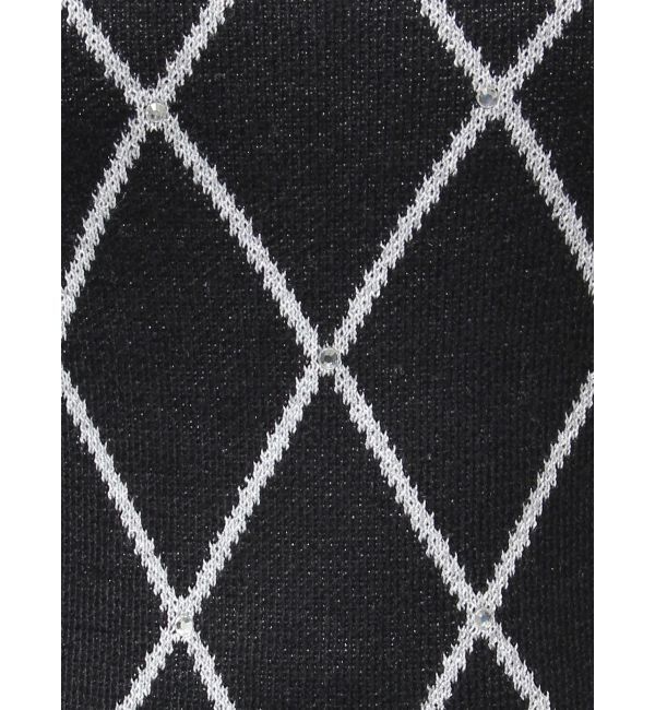 GYDA「bijou quilting ニットワンピース」|ワンピース|