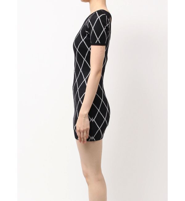 GYDA「bijou quilting ニットワンピース」|ワンピース|