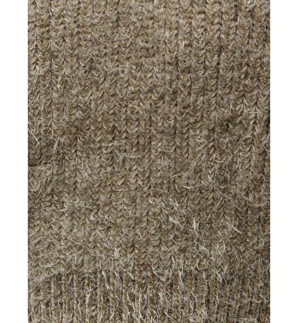 GYDA「レースアップシャギーニットトップス」|ニット・セーター|