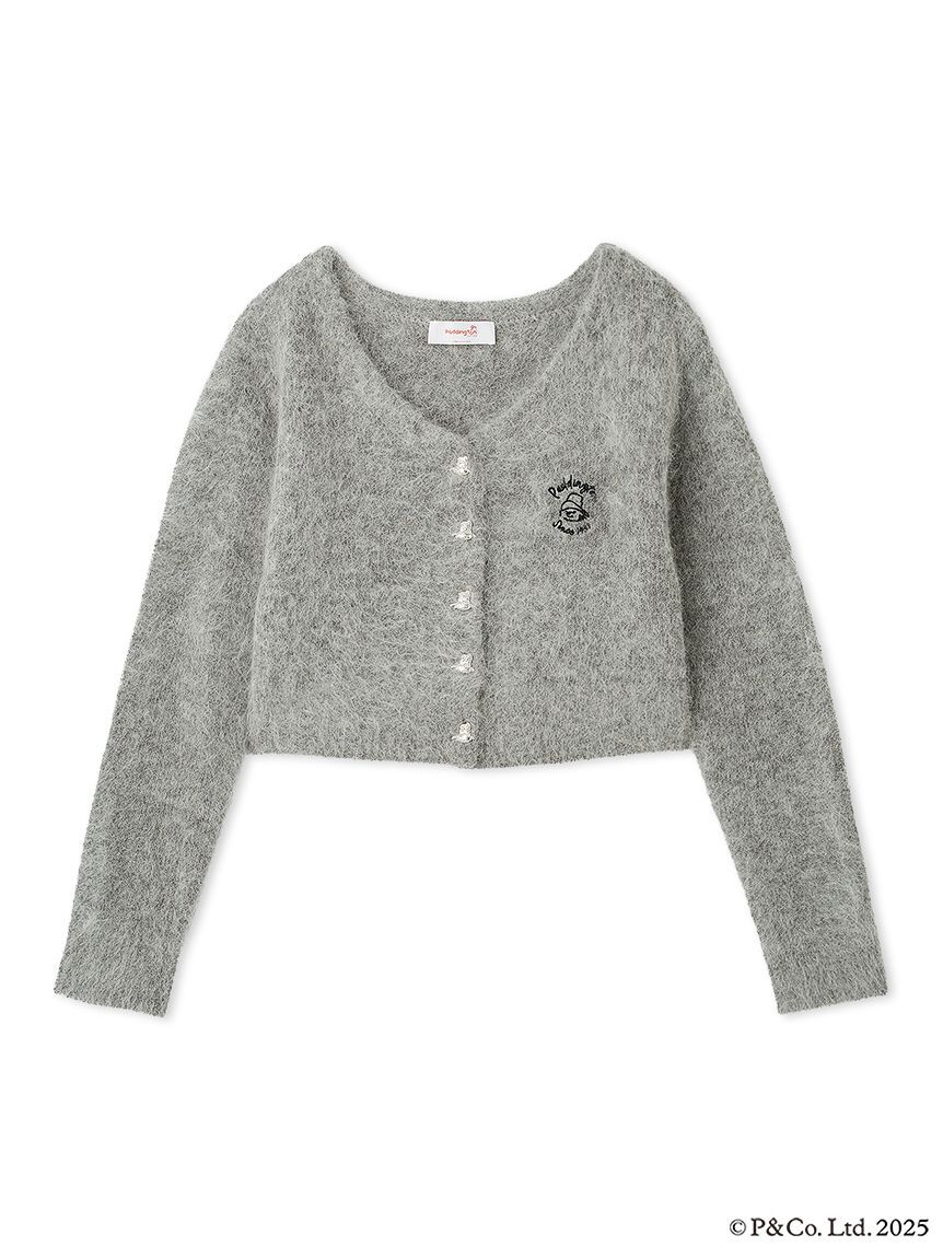 CELFORD「【パディントン(TM)&times;CELFORD】ビジューボタンカーディガン」|カーディガン|GRY