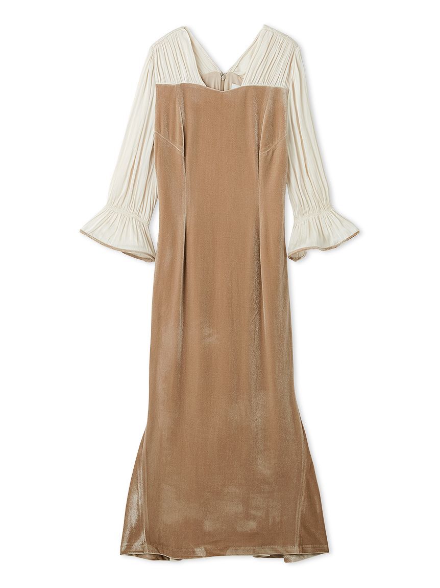 CELFORD「ベロアマーメイドワンピース」|ワンピース|