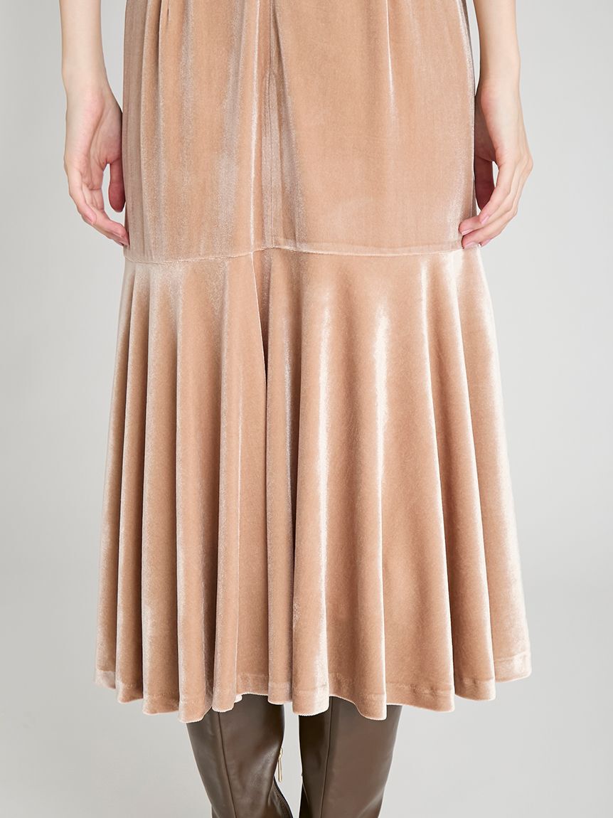 CELFORD「ベロアマーメイドワンピース」|ワンピース|