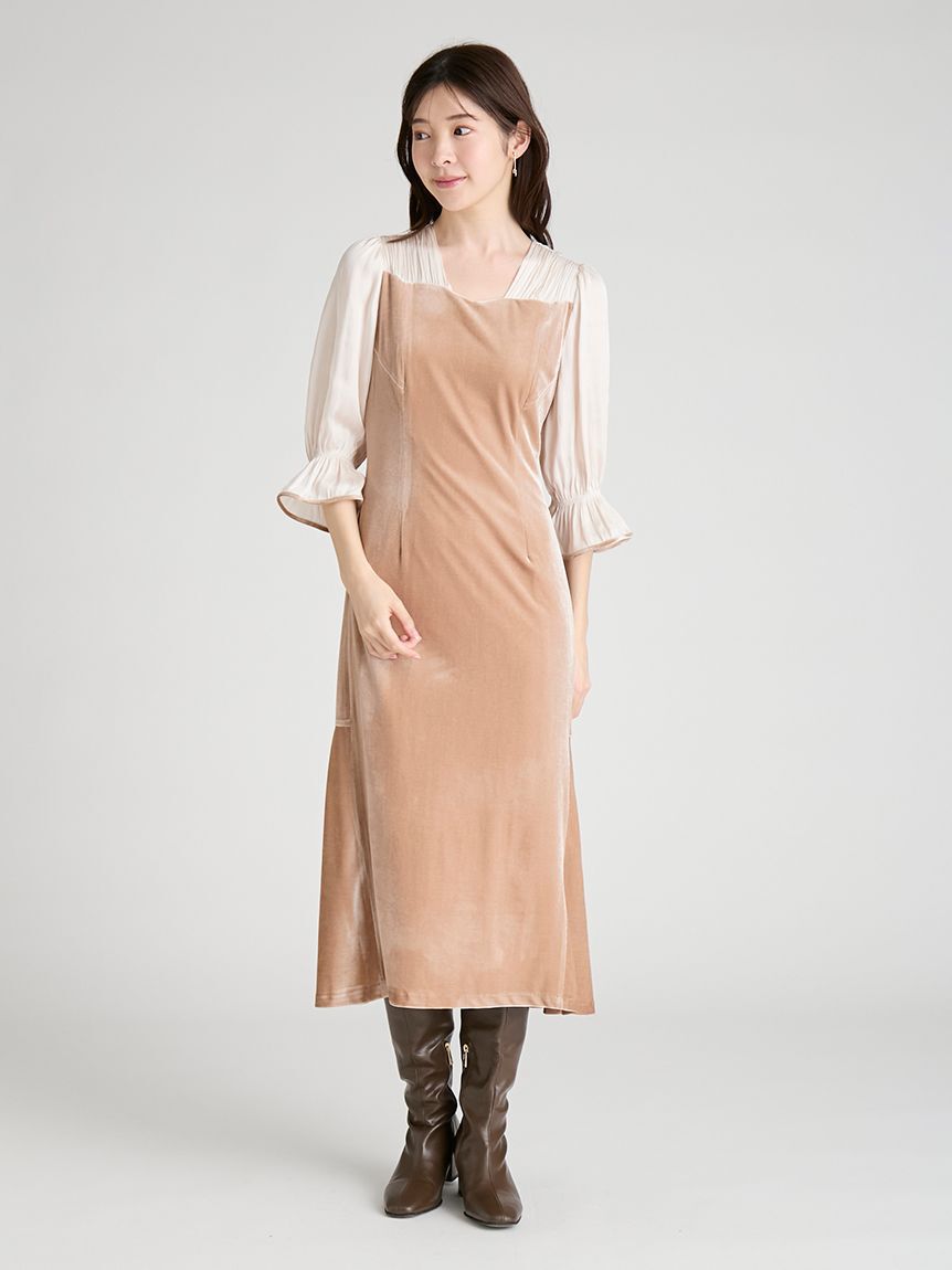 CELFORD「ベロアマーメイドワンピース」|ワンピース|LBEG