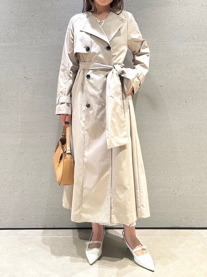 CELFORD「【撥水】リボン付きトレンチコート」|トレンチコート|