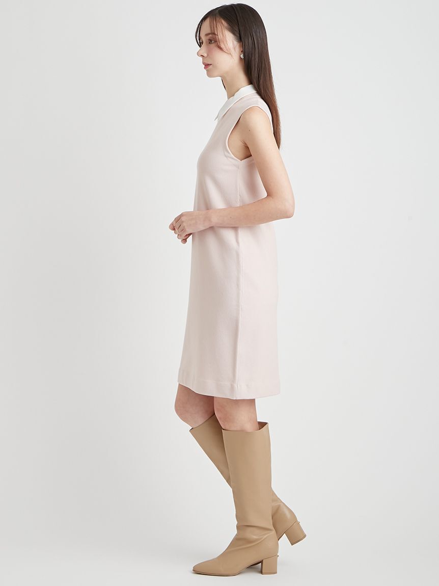 CELFORD「【セットアイテム】襟付きニットワンピースセット」|ワンピース|