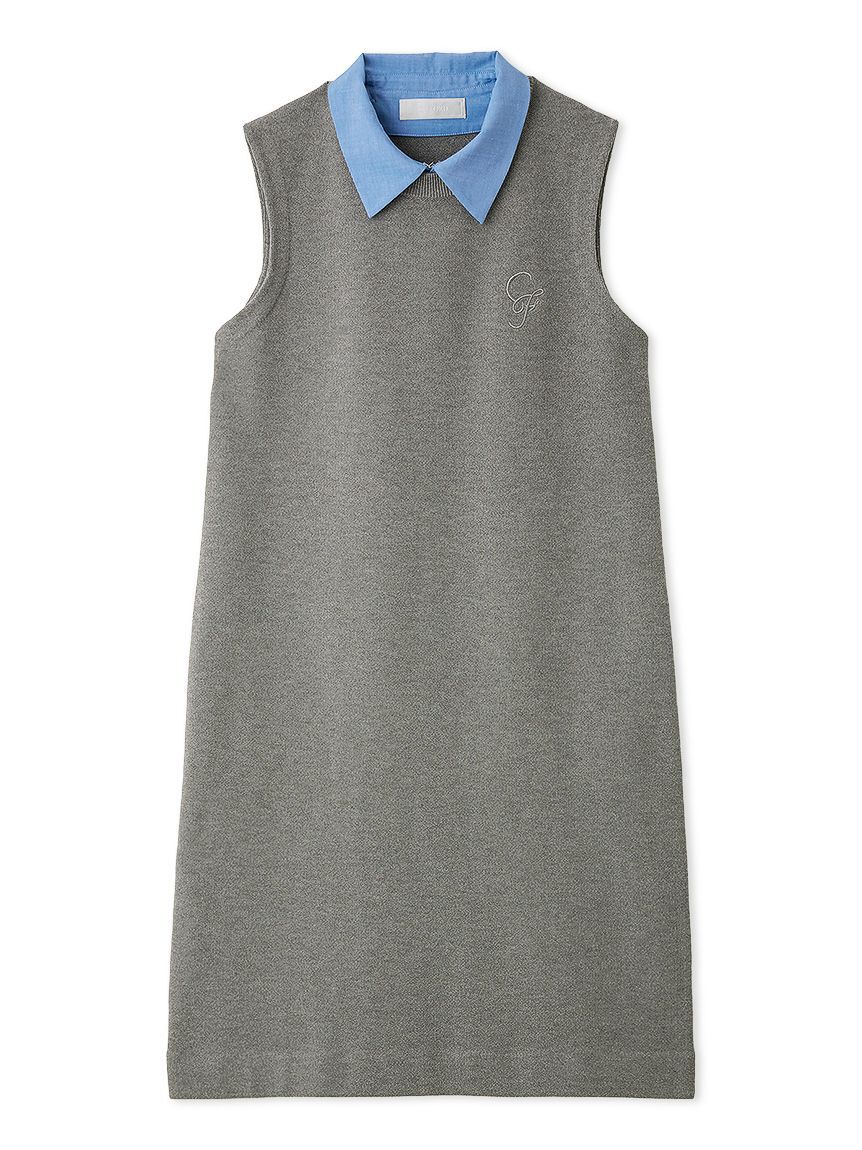 CELFORD「【セットアイテム】襟付きニットワンピースセット」|ワンピース|