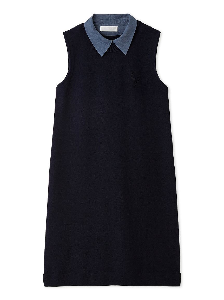 CELFORD「【セットアイテム】襟付きニットワンピースセット」|ワンピース|