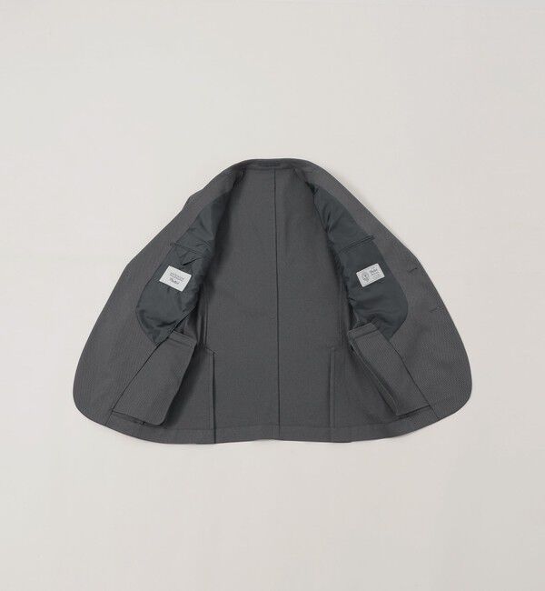 MACKINTOSH PHILOSOPHY「【25年春夏モデル】トロッター ジャケット #000（ナンバーゼロ）バーズアイストレッチ リサイクル」|テーラードジャケット|